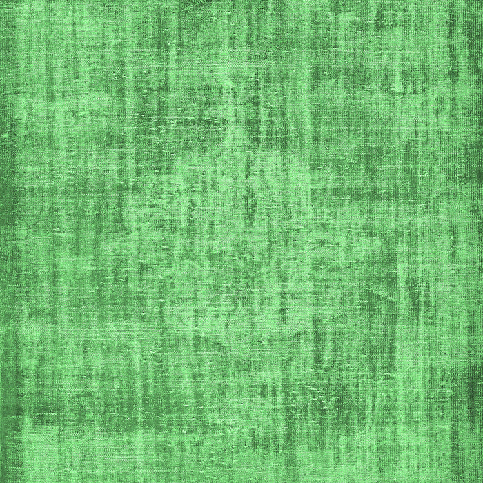 Machine Washable Abstract Emerald Green Contemporary Area Rugs, wshcon447emgrn