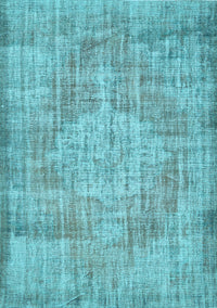 Abstract Light Blue Contemporary Rug, con447lblu