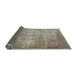 Thickness of Contemporary Brown Modern Rug, con448