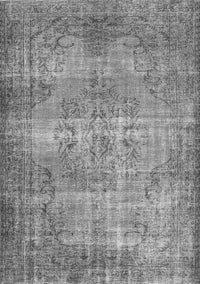 Abstract Gray Contemporary Rug, con448gry