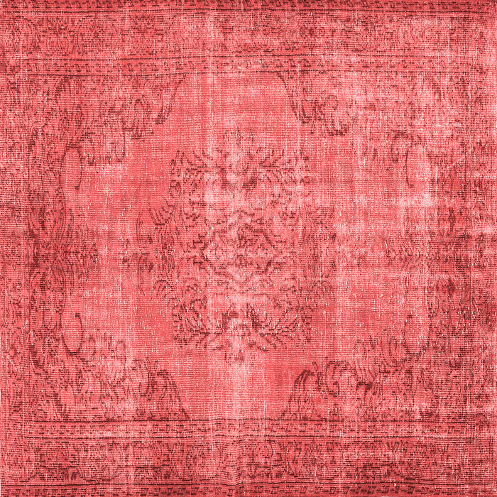 Abstract Red Contemporary Rug, con448red