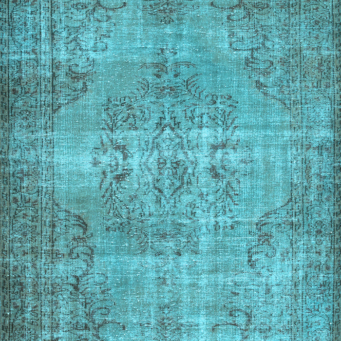 Abstract Light Blue Contemporary Rug, con448lblu