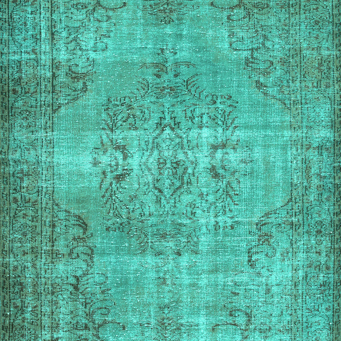 Machine Washable Abstract Turquoise Contemporary Area Rugs, wshcon448turq