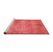 Contemporary Red Washable Rugs