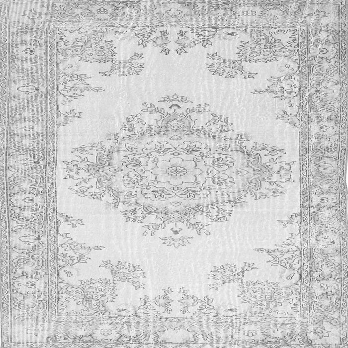 Serging Thickness of Abstract Gray Contemporary Rug, con449gry