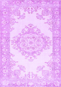 Abstract Purple Contemporary Rug, con449pur