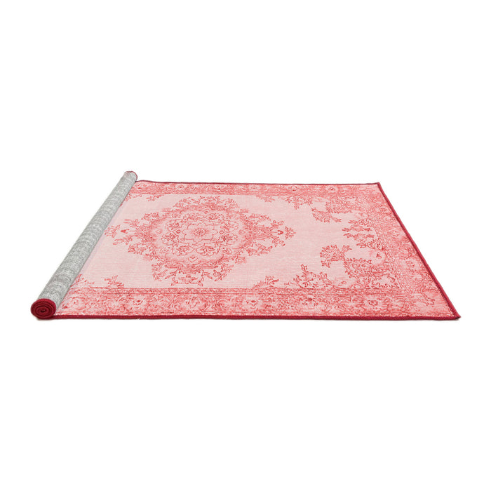 Contemporary Red Washable Rugs
