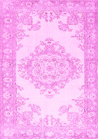 Abstract Pink Contemporary Rug, con449pnk