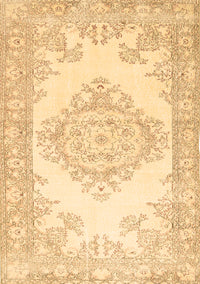 Abstract Brown Contemporary Rug, con449brn