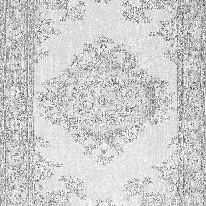 Abstract Gray Contemporary Rug, con449gry