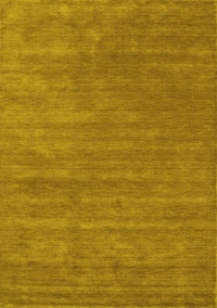 Abstract Yellow Contemporary Rug, con44yw