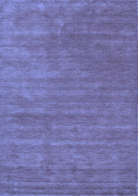 Abstract Blue Contemporary Rug, con44blu