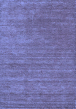 Abstract Blue Contemporary Rug, con44blu