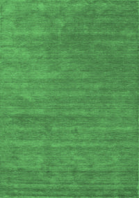 Abstract Emerald Green Contemporary Rug, con44emgrn