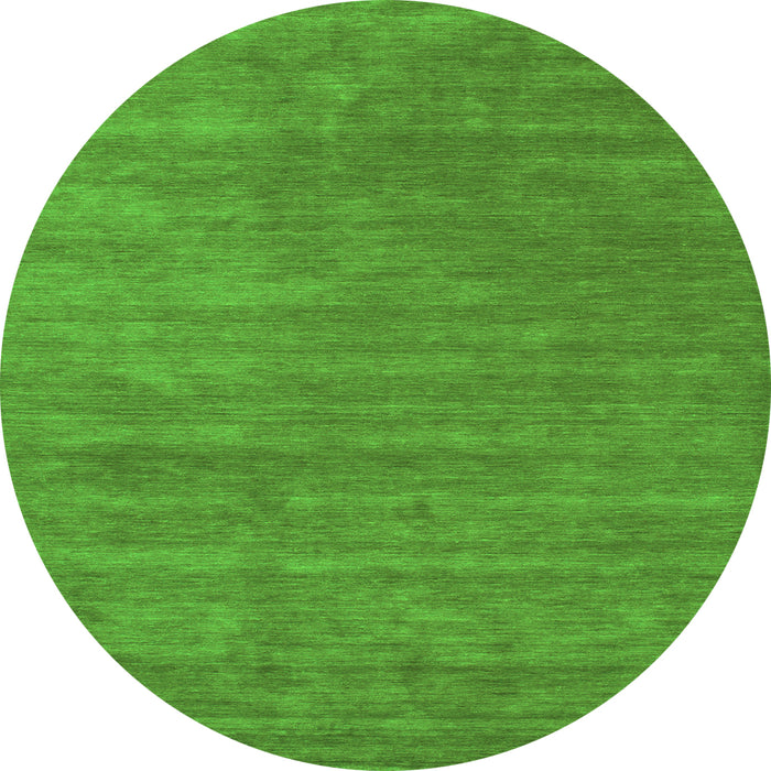 Square Abstract Green Contemporary Rug, con44grn