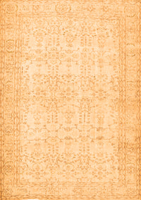 Abstract Orange Contemporary Rug, con450org