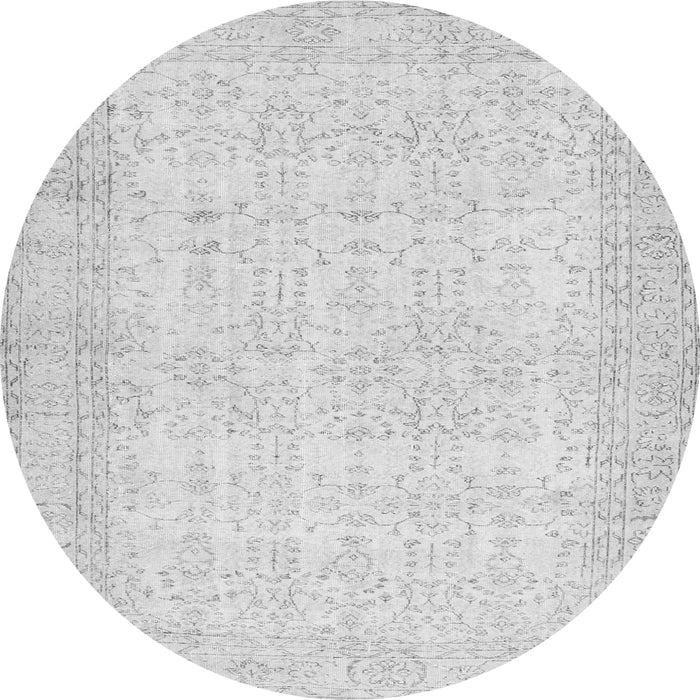Square Abstract Gray Contemporary Rug, con450gry