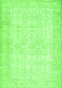 Abstract Green Contemporary Rug, con450grn