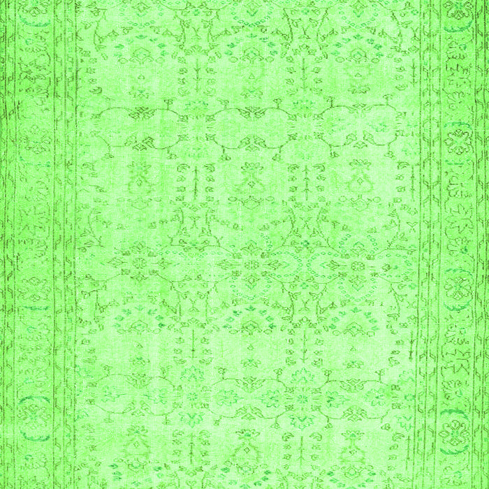 Abstract Green Contemporary Rug, con450grn