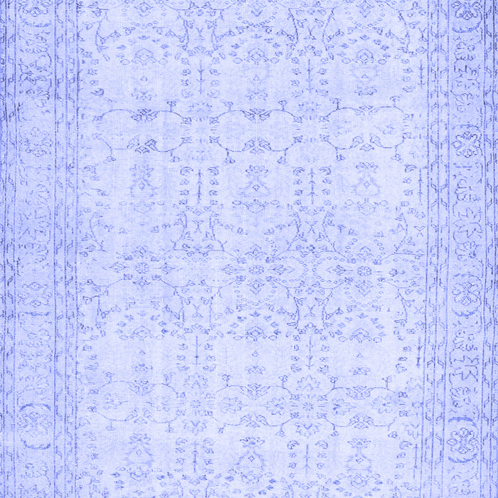 Abstract Blue Contemporary Rug, con450blu
