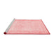 Contemporary Red Washable Rugs