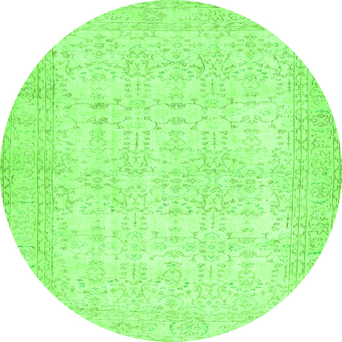 Machine Washable Abstract Green Contemporary Area Rugs, wshcon450grn