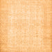 Serging Thickness of Abstract Orange Contemporary Rug, con450org