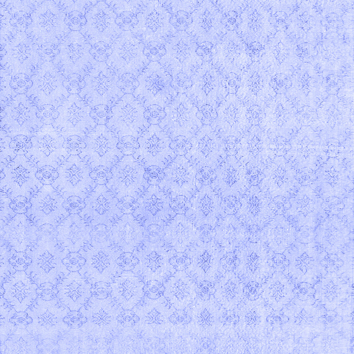 Abstract Blue Contemporary Rug, con451blu