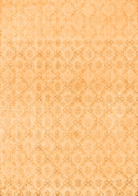 Abstract Orange Contemporary Rug, con451org