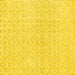 Square Abstract Yellow Contemporary Rug, con451yw