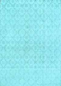 Abstract Light Blue Contemporary Rug, con451lblu