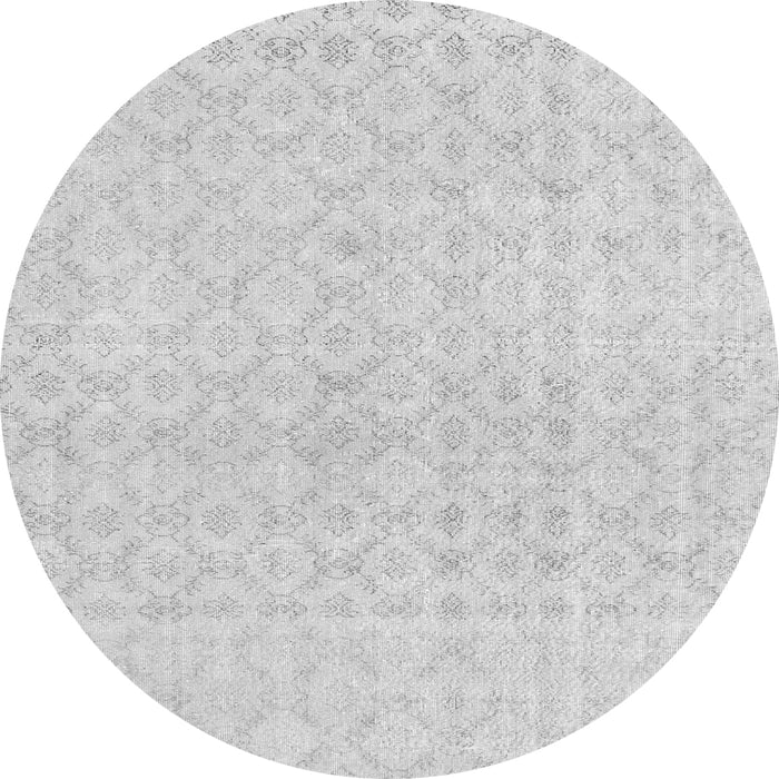 Square Abstract Gray Contemporary Rug, con451gry