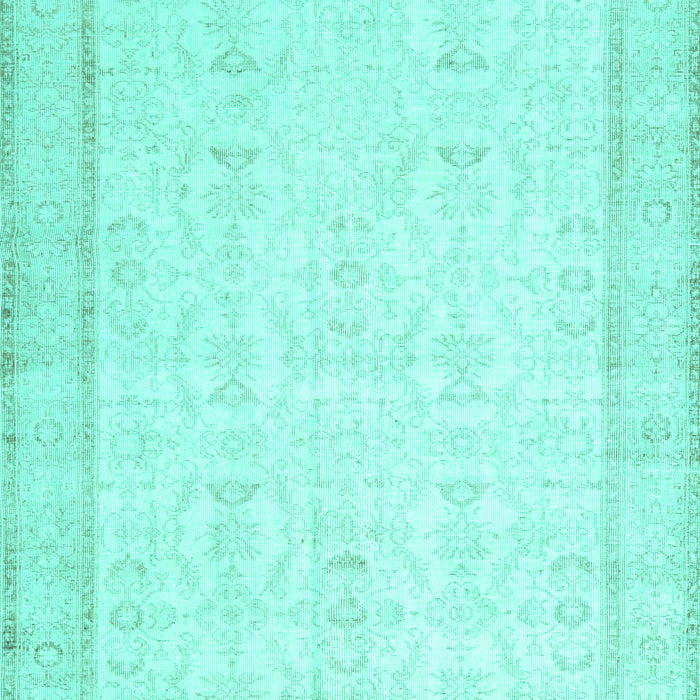 Abstract Turquoise Contemporary Rug, con452turq
