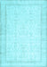 Machine Washable Abstract Light Blue Contemporary Rug, wshcon452lblu