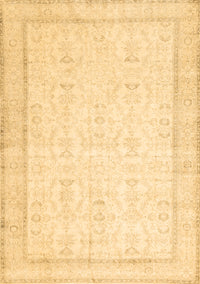 Abstract Brown Contemporary Rug, con452brn