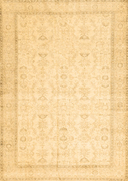 Abstract Brown Contemporary Rug, con452brn