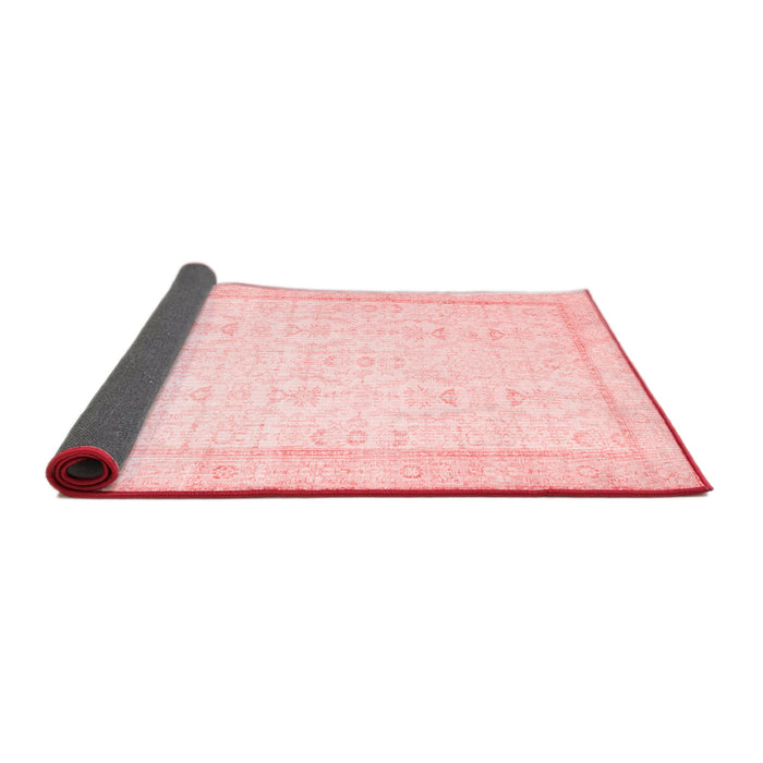 Abstract Red Contemporary Area Rugs
