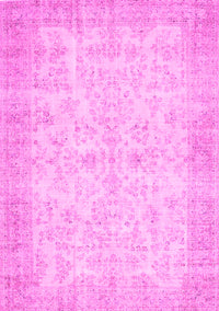 Abstract Pink Contemporary Rug, con453pnk