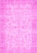 Abstract Pink Contemporary Rug, con453pnk