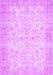 Machine Washable Abstract Purple Contemporary Area Rugs, wshcon453pur