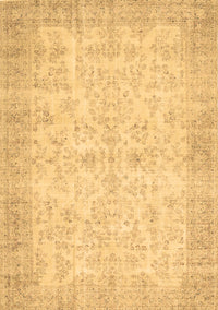 Abstract Brown Contemporary Rug, con453brn