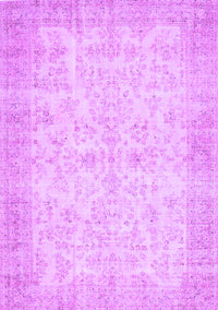 Abstract Purple Contemporary Rug, con453pur