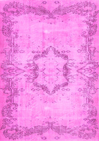 Abstract Pink Contemporary Rug, con454pnk