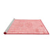 Contemporary Red Washable Rugs