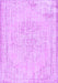 Machine Washable Abstract Purple Contemporary Area Rugs, wshcon455pur