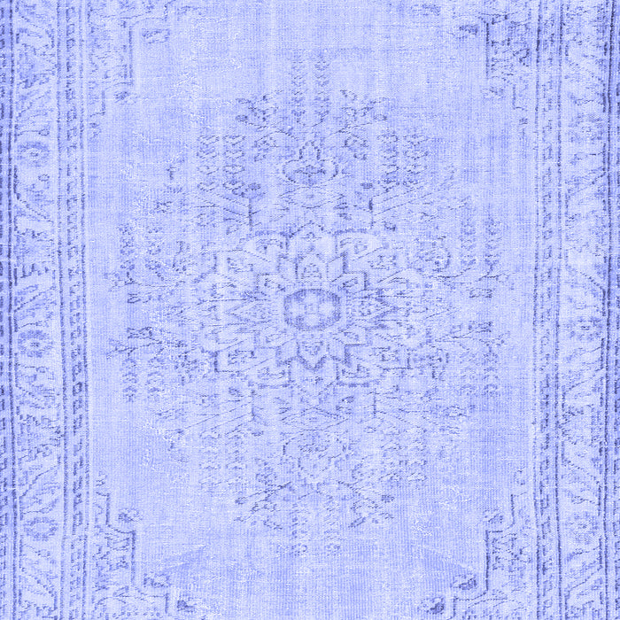 Machine Washable Abstract Blue Contemporary Rug, wshcon455blu