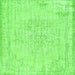 Serging Thickness of Abstract Green Contemporary Rug, con455grn