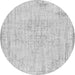 Square Abstract Gray Contemporary Rug, con455gry