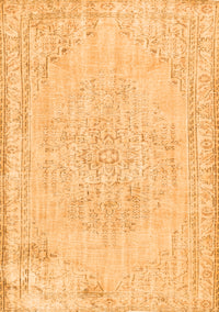 Abstract Orange Contemporary Rug, con455org