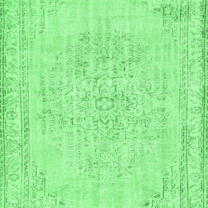 Abstract Emerald Green Contemporary Rug, con455emgrn